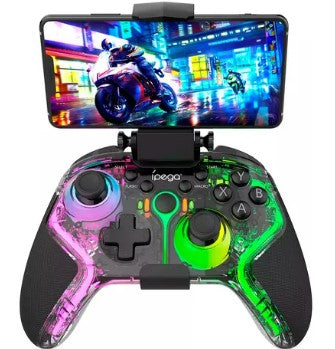 Controle Gamer Multifuncional Sem Fio iPega PG-9666T com Cabo USB