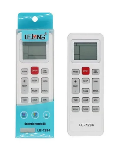 Controle Remoto Compatível com Ar Condicionado Samsung Lelong LE-7294