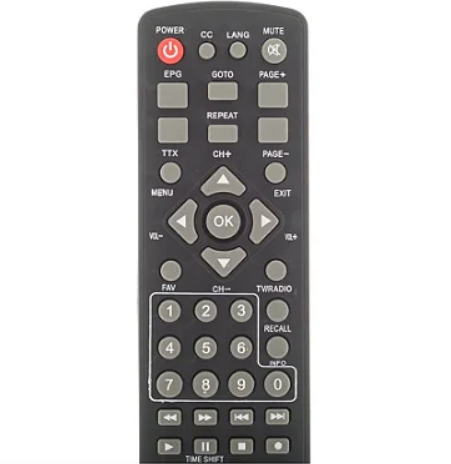 Controle Remoto Compatível com Conversor Infokit Lelong LE-7455