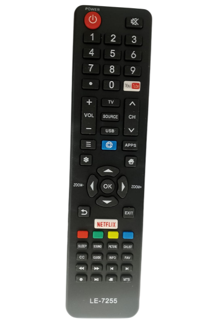 Controle Remoto Compatível com TV Semp Toshiba LED Lelong LE-7255