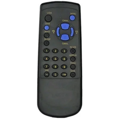 Controle Remoto Compatível com TV Sharp VC-A062