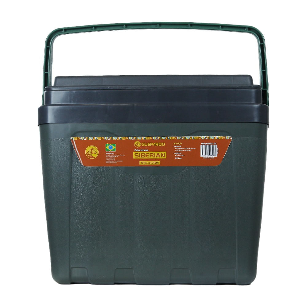 Caixa Térmica Cooler Siberian 34 Litros 48 Latas Guepardo