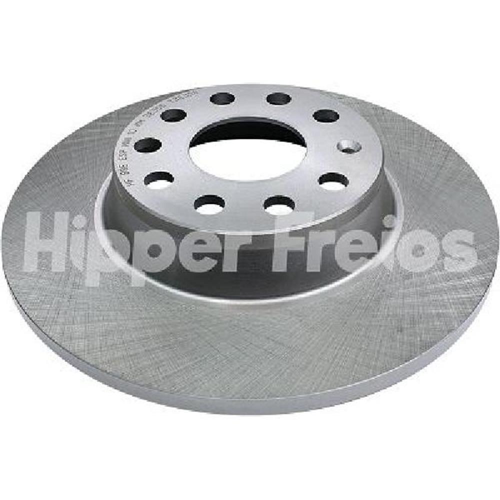 Disco de Freio Sólido Sem Cubo Traseiro Hipper Freios HF 88E Caixa com 2 Audi A3/A3 Sedan, VW Tiguan/Passat/Eos/Passat Variant/Golf