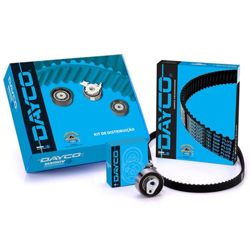 Kit de Distribuição Dayco KTB2213 Fiat Idea/Strada/Palio Weekend/Palio/Stilo, GM Montana/Agile/Corsa/Onix/Spin/Cobalt/Celta/Prisma/Meriva