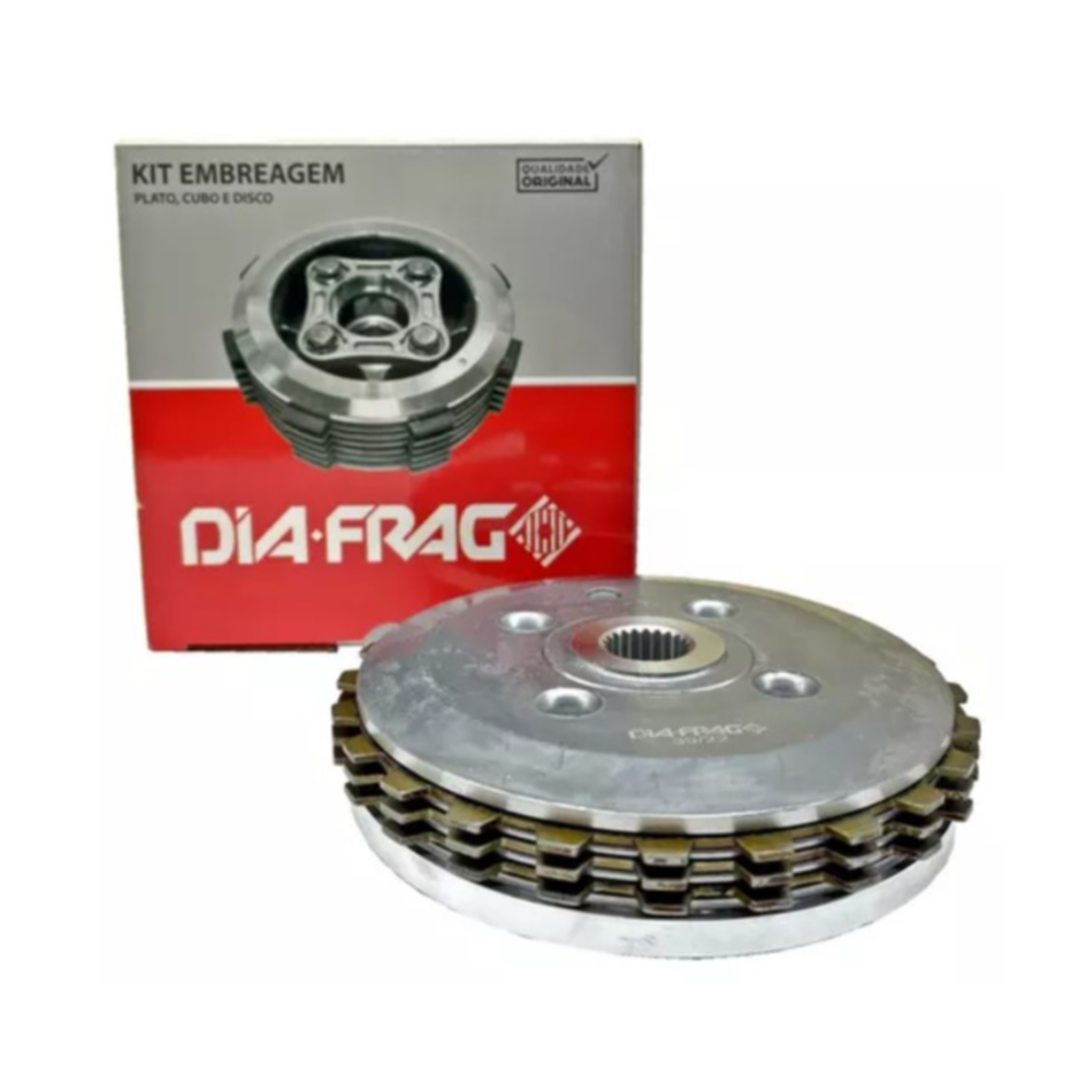 Kit de Embreagem Dia-frag DKE-00140 Honda Biz 110i