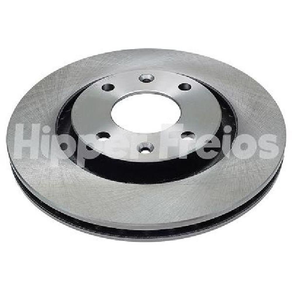 Disco de Freio Ventilado Sem Cubo Dianteiro Hipper Freios HF 750 Caixa com 2 Peugeot 2008/206/207/208/307/Partner/Hoggar