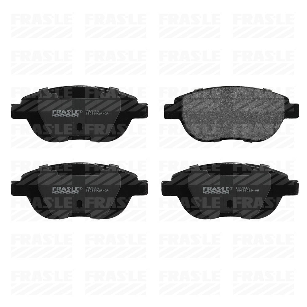 Pastilha de Freio Dianteira Fras-le PD/346 PD/1788 Peugeot 307, Citroen C4 Cactus/C3 Picasso/Aircross/DS3