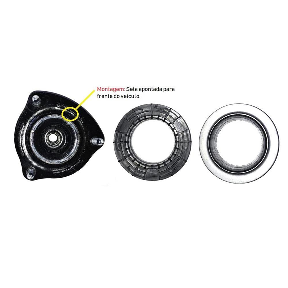 Superior Super Amortecedor Suspensão Dt com Rolamento Sampel 8237A Honda Civic