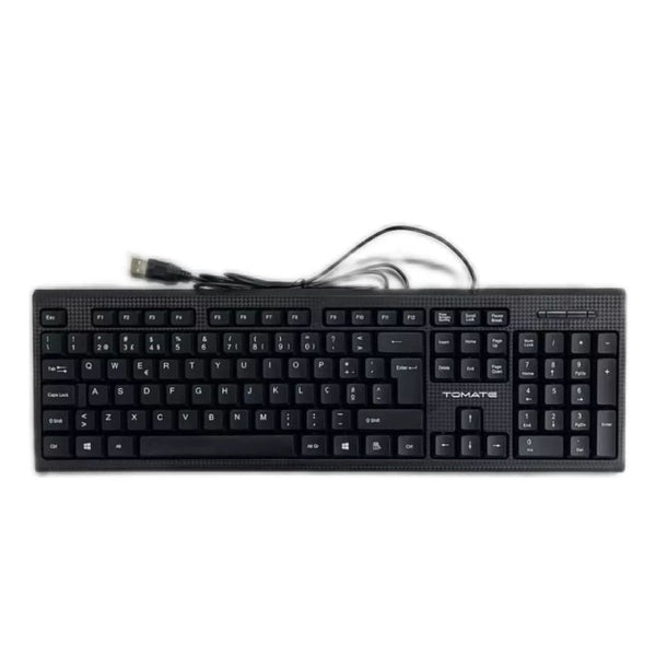 Teclado Essencial Slim Com Fio Tomate