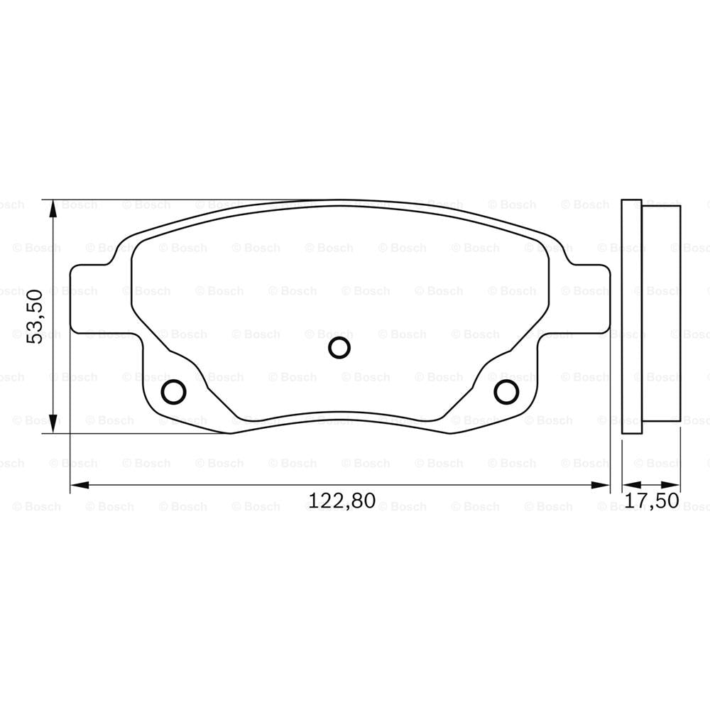 Pastilha - Bb1029-a Bosch 0986BB0992 Ford Transit/Transit Chassi, Citroen C3