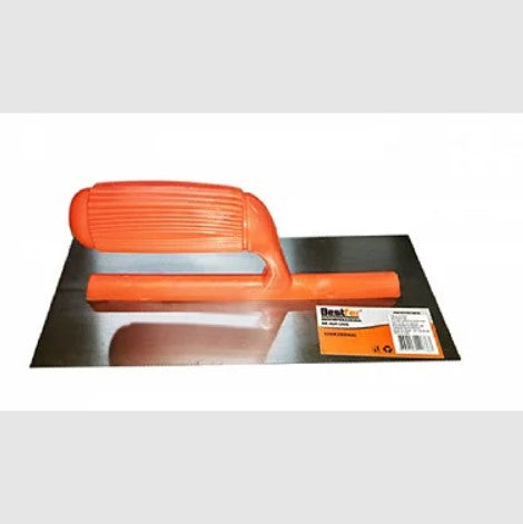Desempenadeira de Aço Lisa 120mm x 280mm Cabo Plástico Bestfer BFH0092