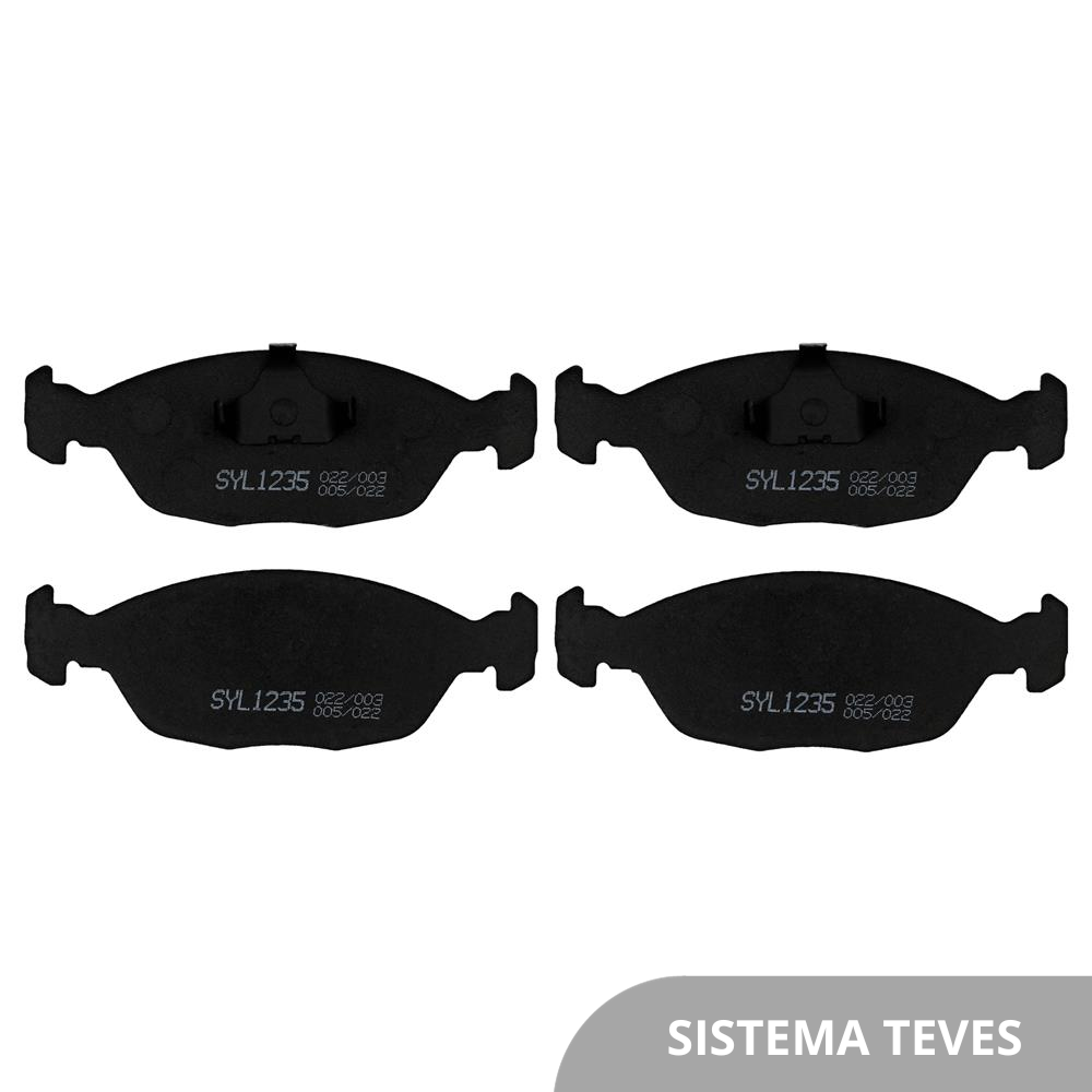 Pastilha de Freio Syl 1235 VW Santana/Parati/Gol/Quantum/Saveiro, Ford Versailles/Royale