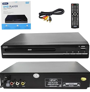 DVD Player Multimídia com USB e Função Ripping Knup KP-D120 Bivolt