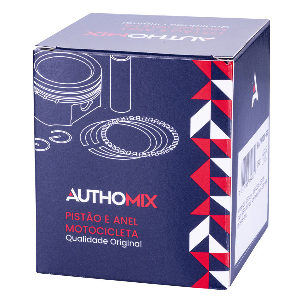 Pistão e Anel Authomix PA79023-50 Honda CG 125 Titan/CG 125 Today/CG 125 Cargo/Xlr 125