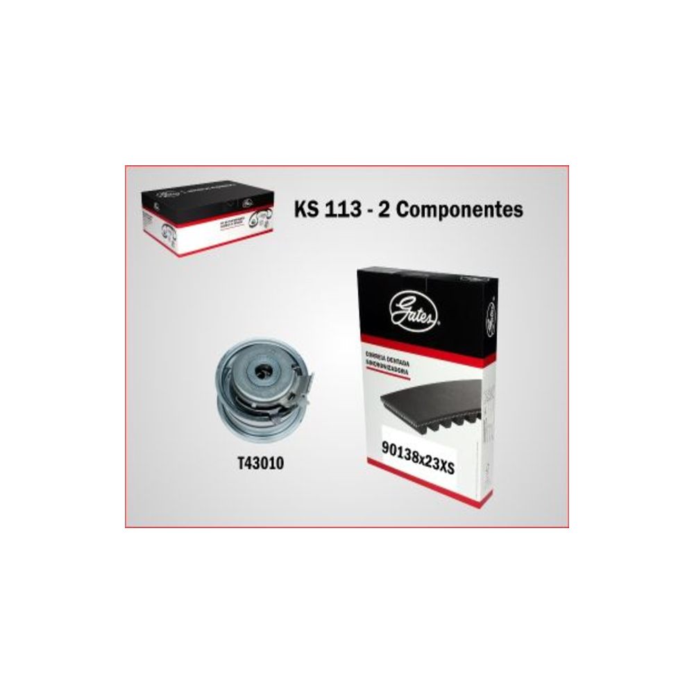 Kit Sincronizadora Gates KS113 Seat Ibiza/Cordoba, VW Bora/Golf/Jetta/Polo/New Beetle/Polo Sedan, Audi A3