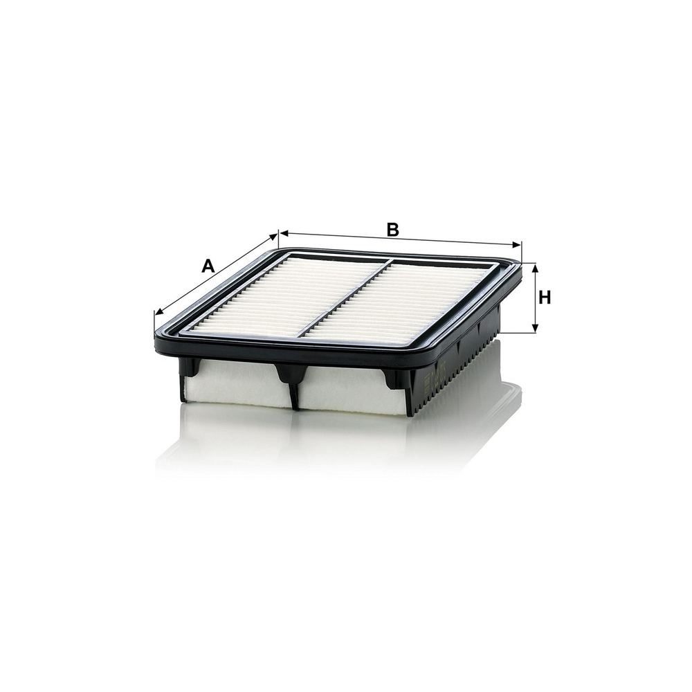 Elemento Filtrante do Ar Mann-filter C22015 Hyundai HB20/HB20 S/HB20 X, Kia Picanto