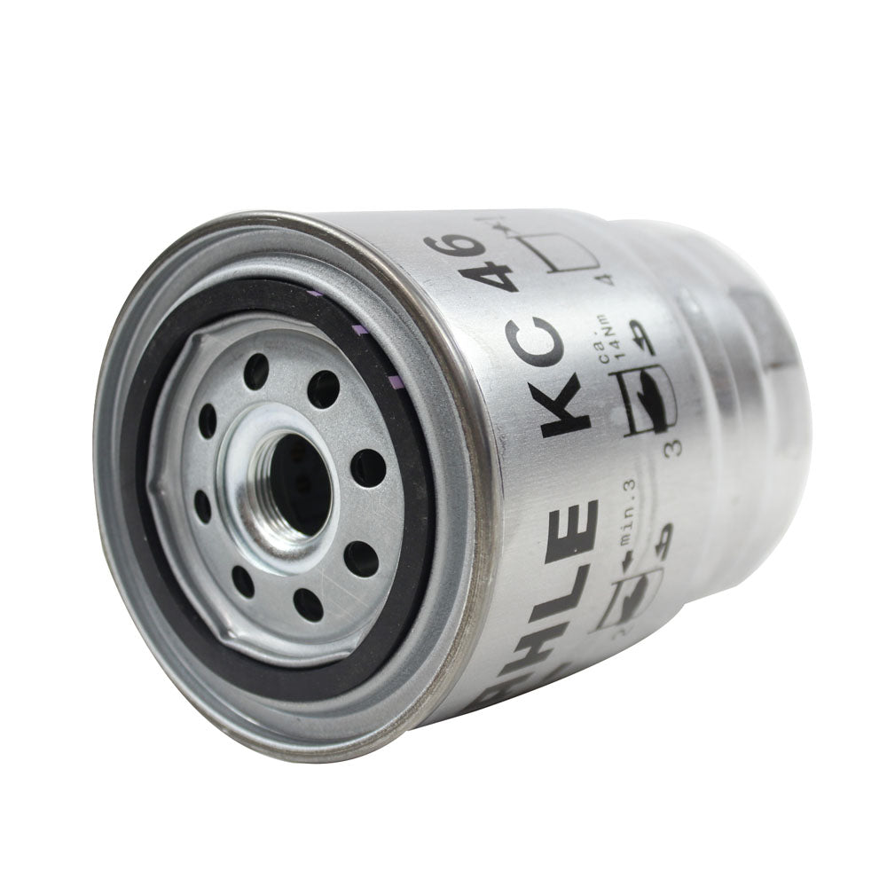 Filtro Blindado Combustível Mahle KC46 Mitsubishi L200/Pajero/L300, Kia Ceres 2200/Sportage/Besta/Bongo, Hyundai HR/H 100/H-1 Starex/Galloper II