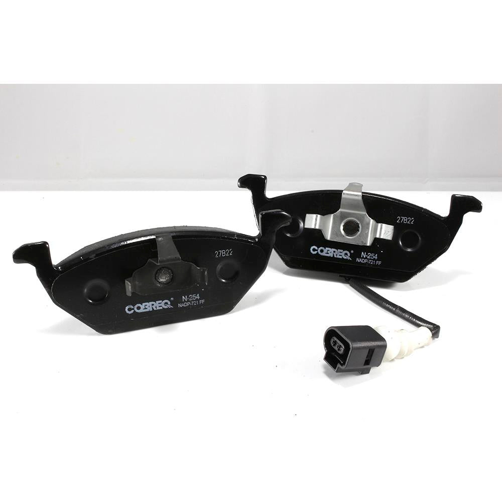 Pastilha de Freio Cobreq N-254 VW Polo/Golf/Bora/Crossfox/Jetta/Polo Sedan/Polo Classic/New Beetle, Audi A3