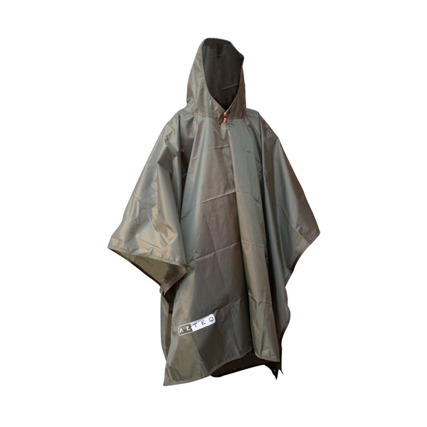 Capa De Chuva Tenda Poncho 2 em 1 Camping Verde