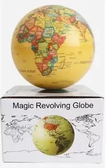 Enfeite Globo Decorativo com Iluminação 14cm Rotativo GLB-01-5