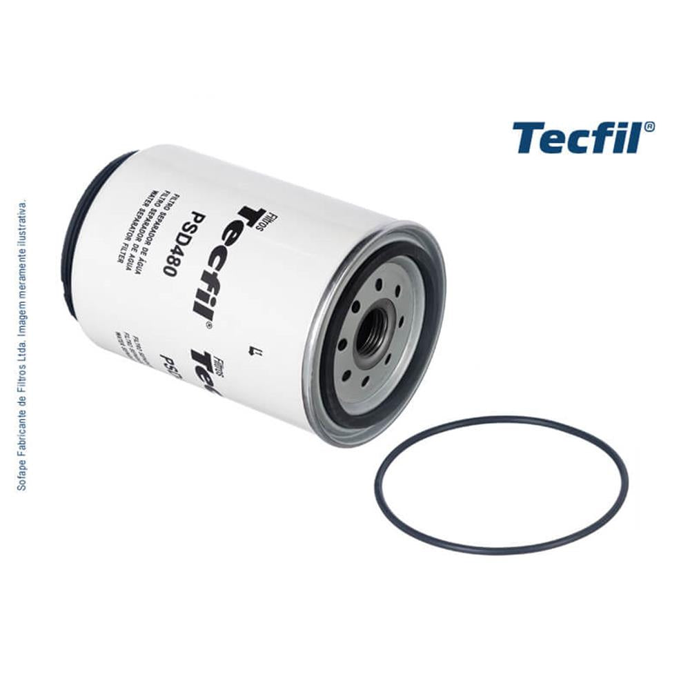 Filtro Sedimentador Tecfil PSD480 Mercedes OF 1721/O 500/LO 914/LO 712/1944 S/OH 1518/LS 2638/O 400/OF 1722/1938 S/712 C/915 E/2428/LS 1938/2423 K