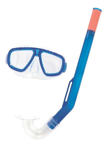 Kit Mergulho Infantil Snorkel C/ Mascara Bestway Freestyle