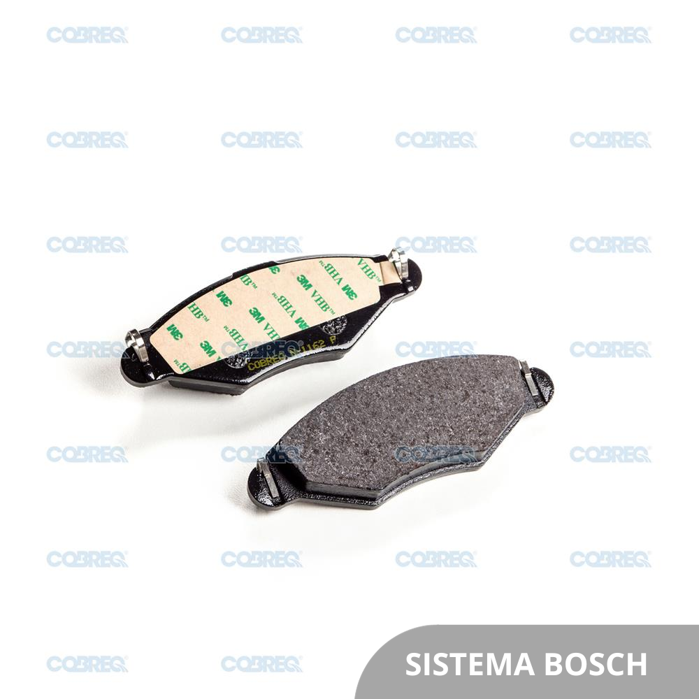 Pastilha de Freio Dianteira Cobreq N-1162 Peugeot 206/207/Hoggar