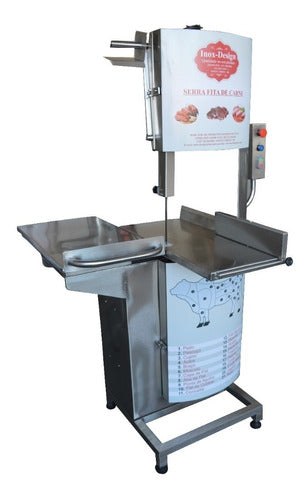Serra Fita De Carne Inox 430 Serra Para Corte De Carne 2,82