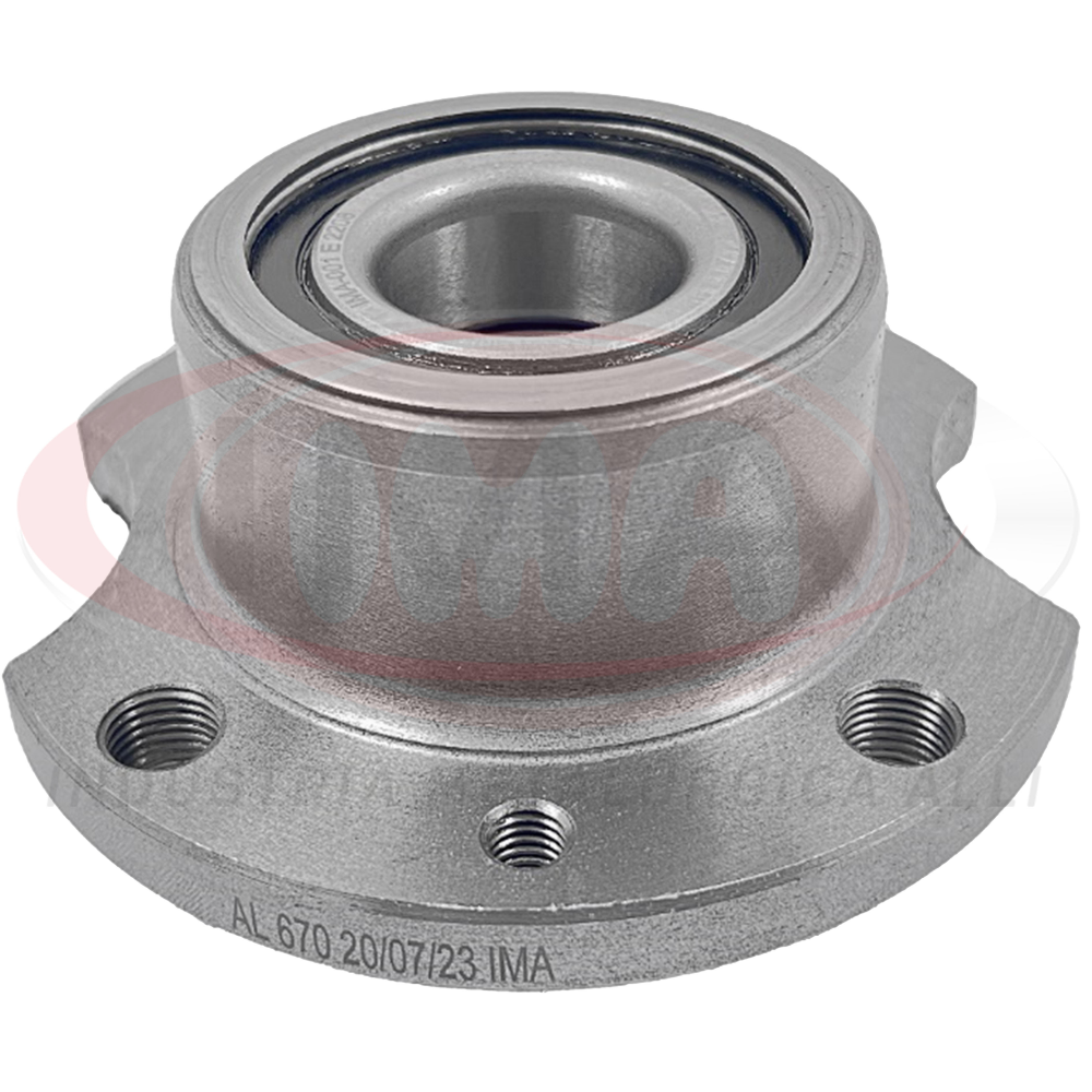 Cubo de Roda Traseiro com Rolamento Ima AL-670 Fiat Palio/Grand Siena/Siena/Uno/Prêmio/Tipo/Stilo/Idea