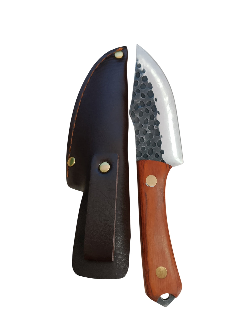 Faca para Pesca e Caça Full Tang Lâmina 10,5cm com Bainha Luatek SLK-AF80