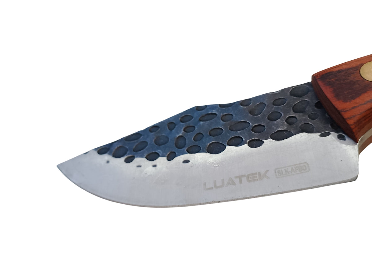 Faca para Pesca e Caça Full Tang Lâmina 10,5cm com Bainha Luatek SLK-AF80