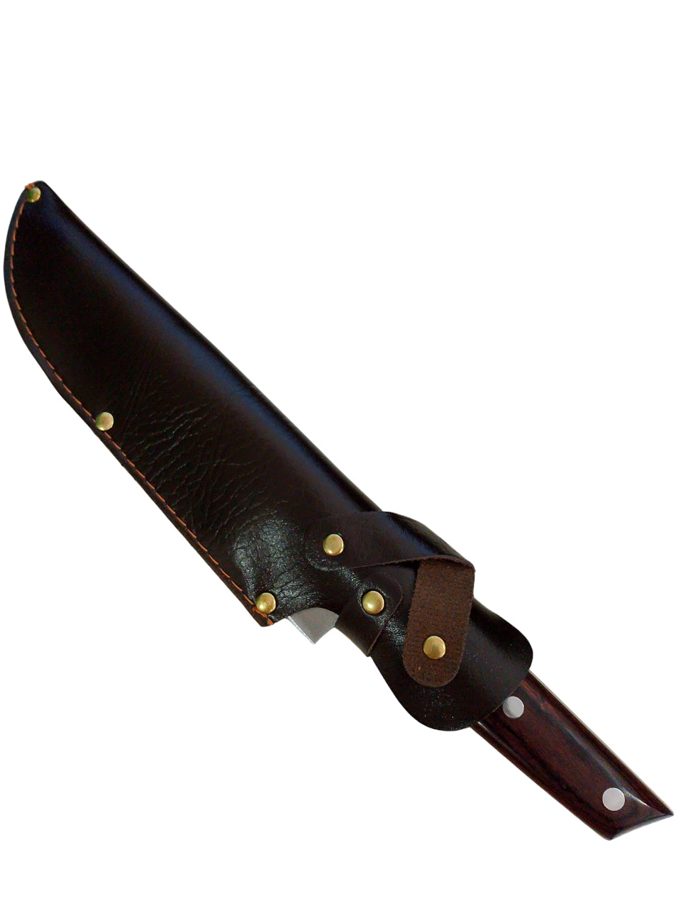 Faca para Pesca e Caça Full Tang Lâmina 10,5cm com Bainha Luatek SLK-AF80