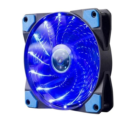 Fan para Gabinete e CPU 1500RPM com LED Azul Knup KP-VR310