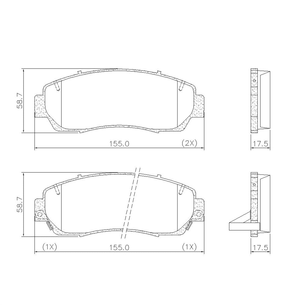 Pastilha de Freio Dianteira Fras-le PD/1393 Honda CR-V