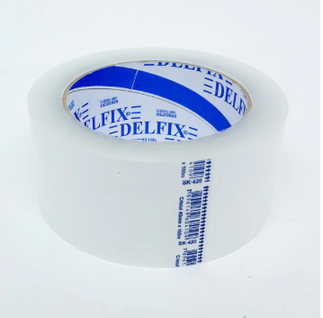 Fita Adesiva Cristal com 5 Rolos 48mm x 100m Delfix Cód. 036