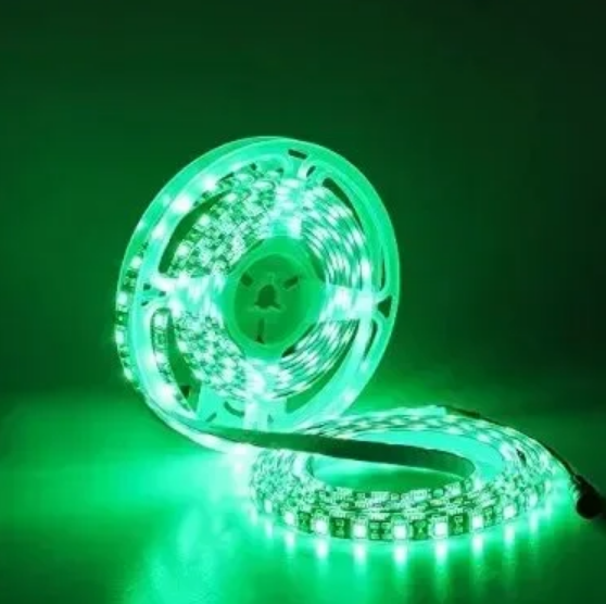 Fita LED 3528 Verde 5m 12V 8W Autoadesiva Luckfoyu TB-5022