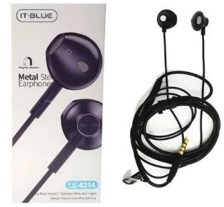 Fone de Ouvido Estéreo P2 1,2m com Microfone IT-BLUE LE-0214