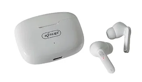 Fone de Ouvido TWS Bluetooth 5.1 sem Fio com Microfone e Case de Carregamento Knup KP-TWS05