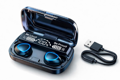 Fone de Ouvido Bluetooth 5.3 sem Fio TWS com Case B-Max BM-230