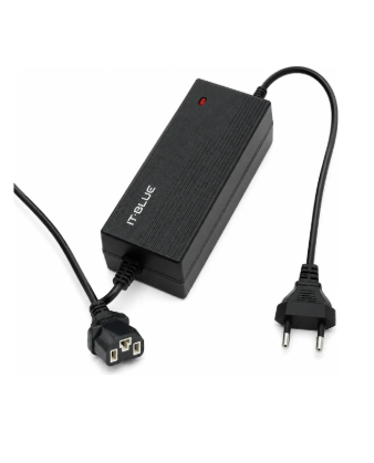 Fonte Carregador para Bicicleta Elétrica 48V 2A Bivolt 110-240V IT-BLUE LE-0191