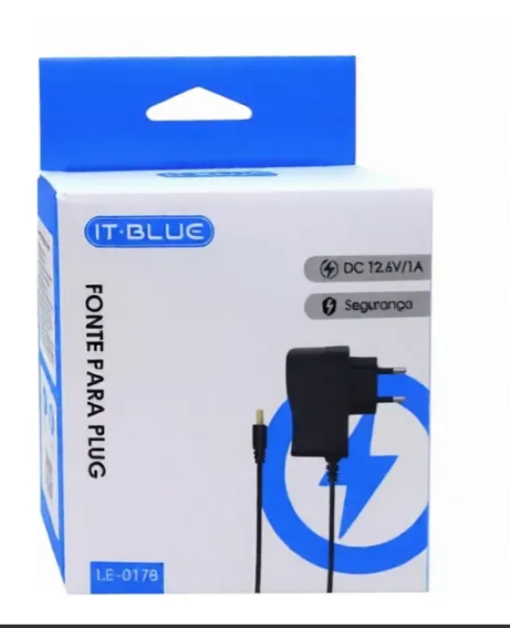 Fonte de Alimentação 12,6V 1A IT-Blue LE-0178