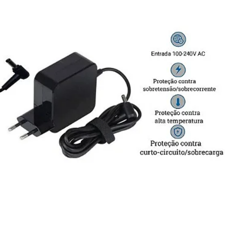 Fonte para Notebook Compatível com Asus 19V 2.37A 45W 5.5 x 2.5mm Grasep D-519D