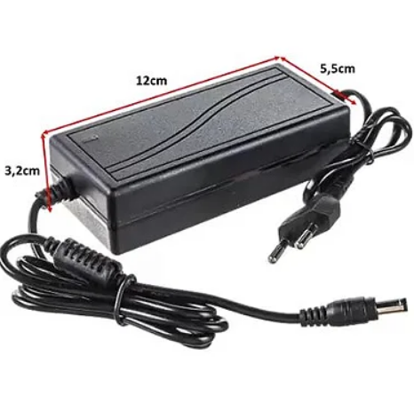 Fonte de Alimentação Universal Bivolt 24V 2A com Cabo de Força Luckfoyu TB-1818