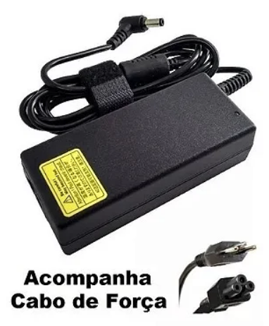 Fonte para Notebook Compatível com CCE, Asus, Positivo e HP 19V 3,42A 65W Seven ADP-65JHBB