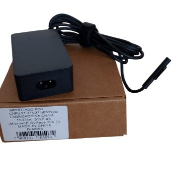 Fonte para Notebook Compatível com Microsoft Surface Pro 7 15V 4A 44W GrasEp D-MS65