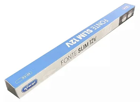 Fonte Slim para Fita de LED 12V 7A 84W Bivolt Knup KP-CA574
