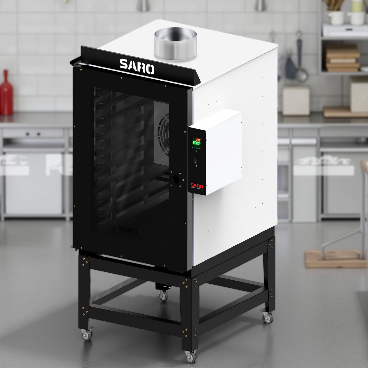 Forno Turbo Industrial Saro FTI10T 10 Esteiras Trifásico 750 Pães/Hora