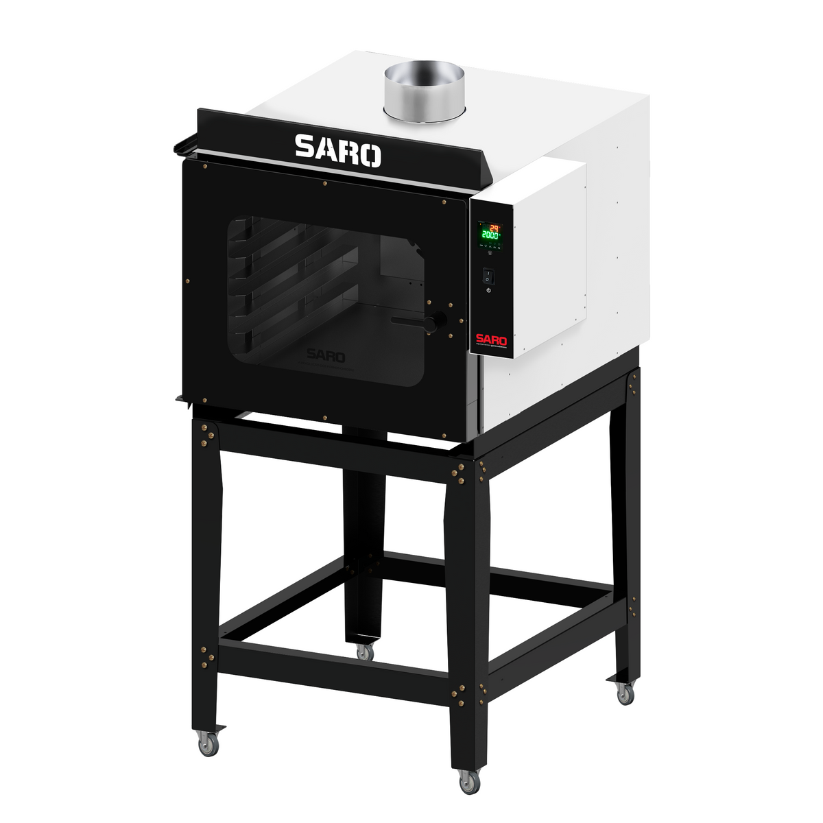 Forno Turbo Industrial a Gás GLP Saro FTI5GLP 5 Esteiras