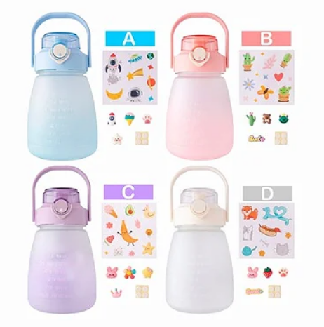 Garrafa Squeeze 1300ml com Canudo Articulável e Alça Weeze CB2334