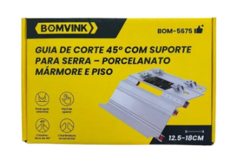 Guia de Corte com Suporte para Serra 12,5 a 18cm Bomvink BOM-5675